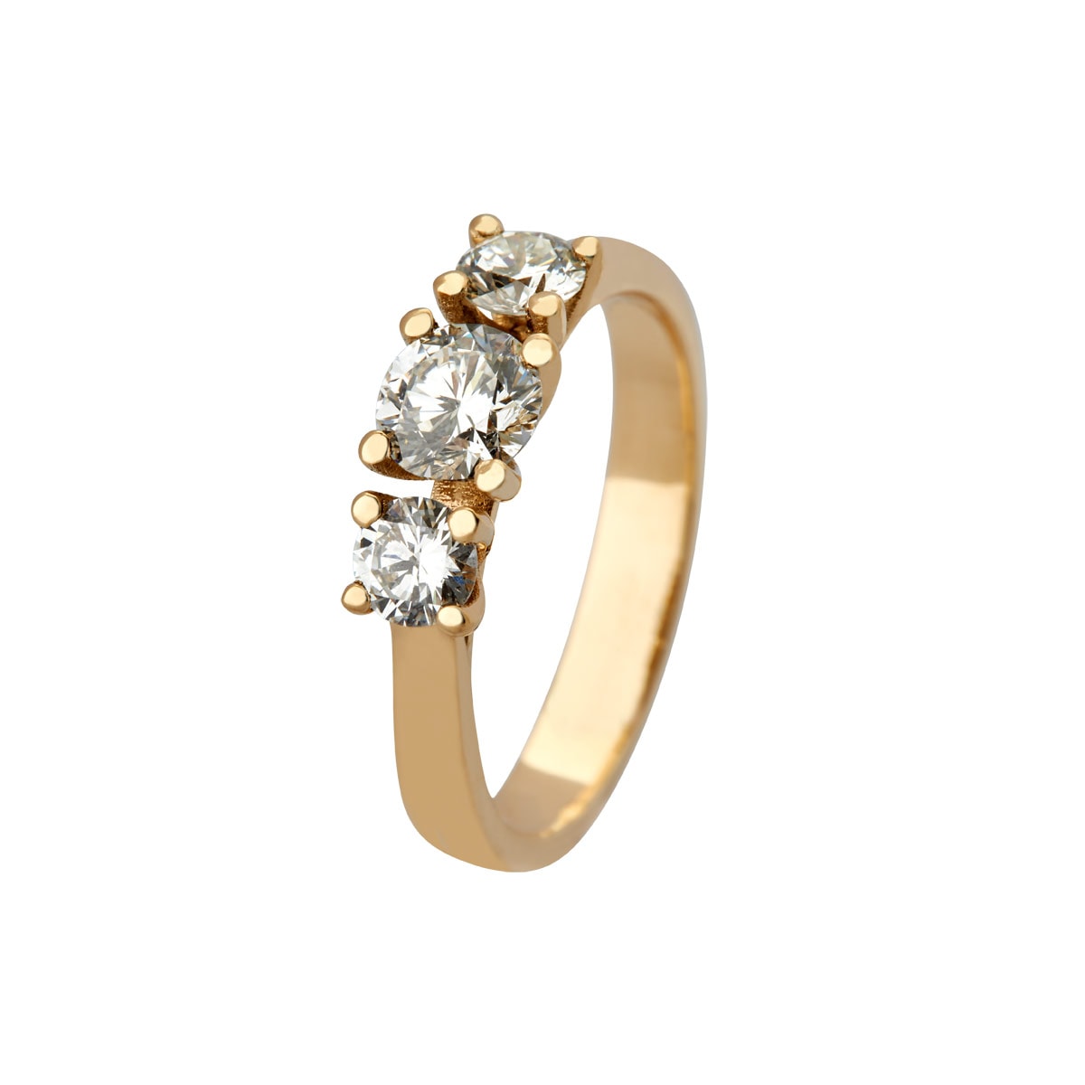Trilogi Ring 14K Guld – Promise Rings fra Dirks Jewellery | Dirks Jewellery
