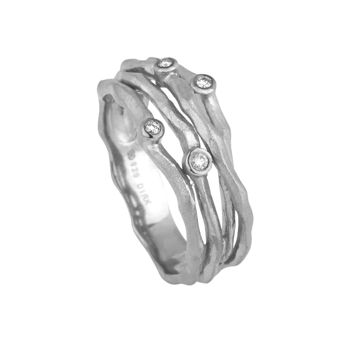 Willow ring,sølv – Ægte håndværk fra Dirks Jewellery