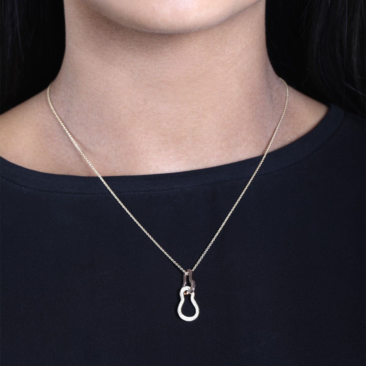 Wulu, collier, 585YG/PG, 45 cm – fra Dirks Jewellery | Dirks Jewellery