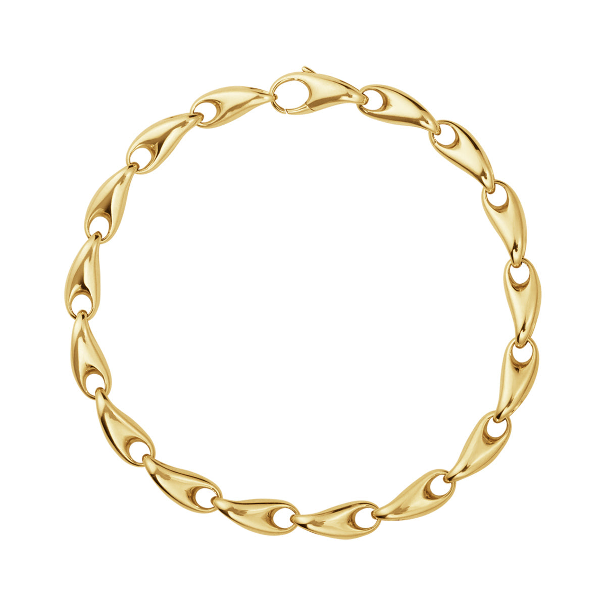 Reflect Slim armbånd 18k guld. – fra Georg Jensen | Dirks Jewellery