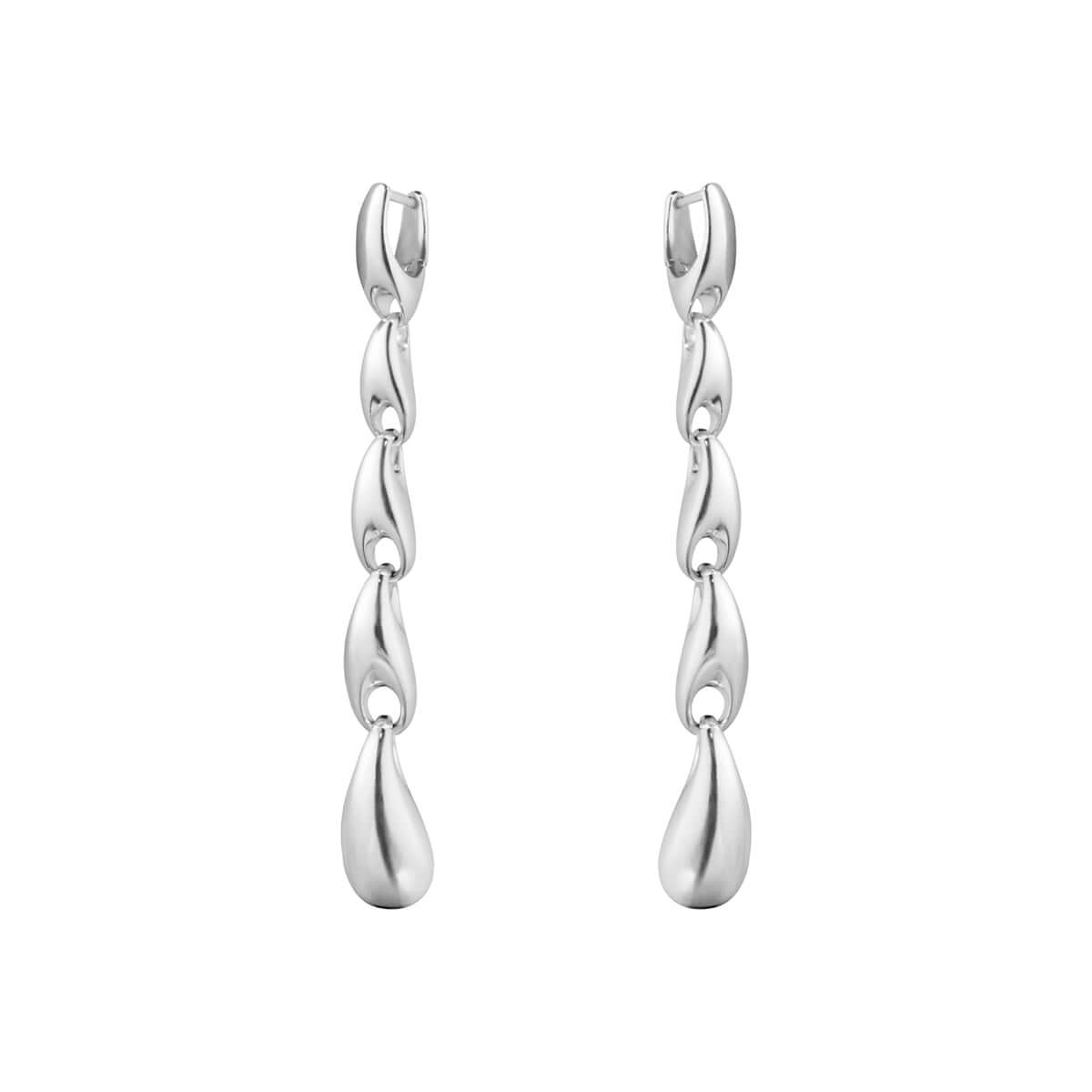 Reflect, Long Earring sølv – Ægte håndværk fra Dirks Jewellery