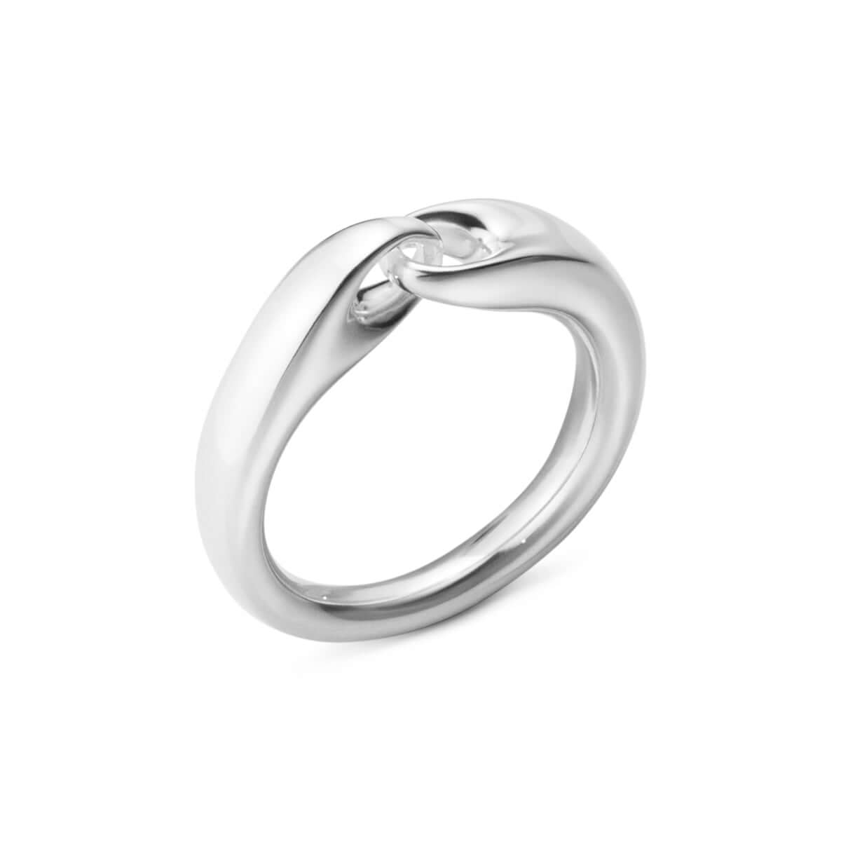 Reflect Small Link Ring sølv – Ægte håndværk fra Dirks Jewellery
