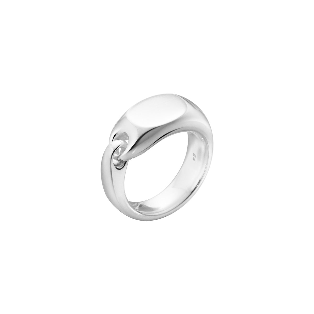 Reflect Signet ring sølv – fra Georg Jensen | Dirks Jewellery