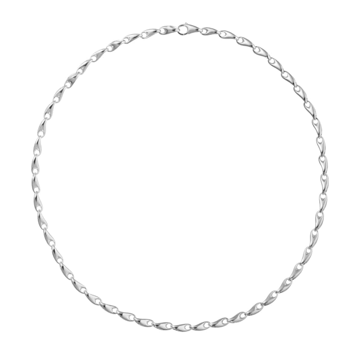 Reflect slim halskæde 45cm, sølv – fra Georg Jensen | Dirks Jewellery