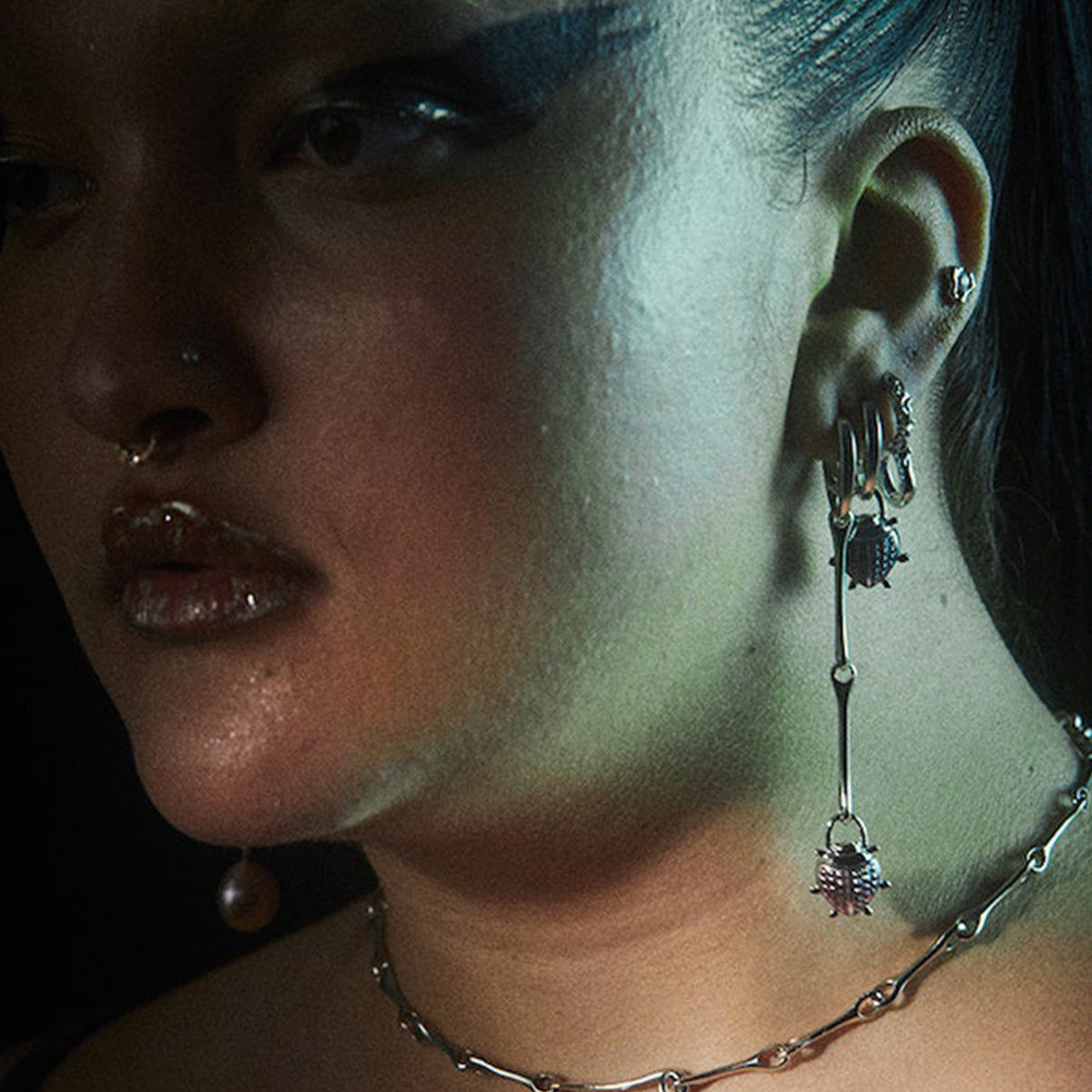 Rove Earring sølv forgyldt – Hoop Earrings fra Maria Black | Dirks Jewellery