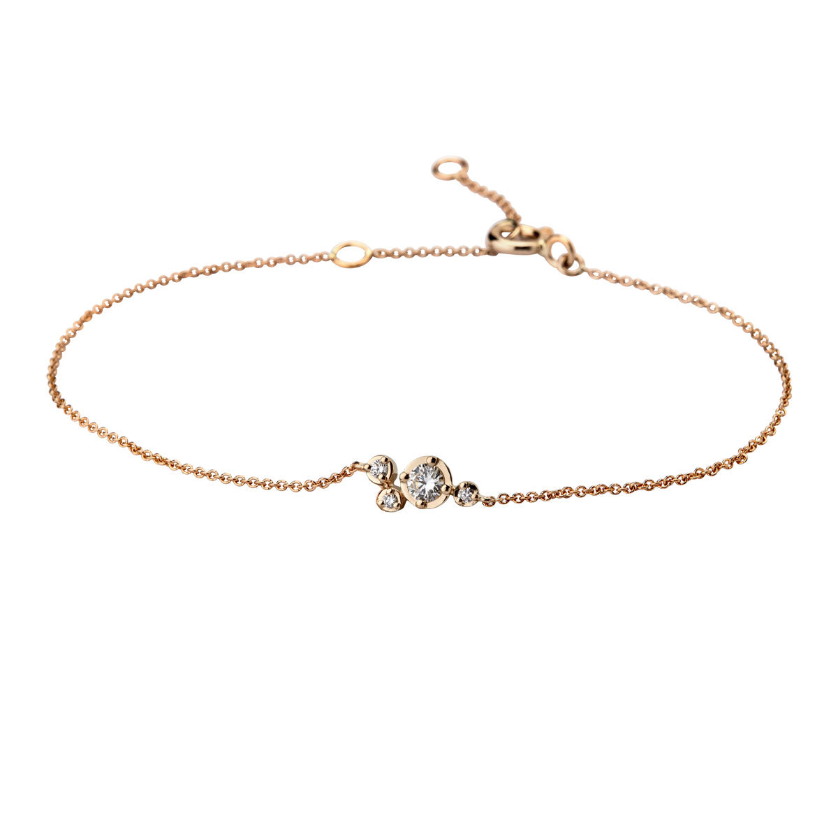 Saturn, 14K guldarmlænke m. brillanter – fra Dirks Jewellery | Dirks Jewellery