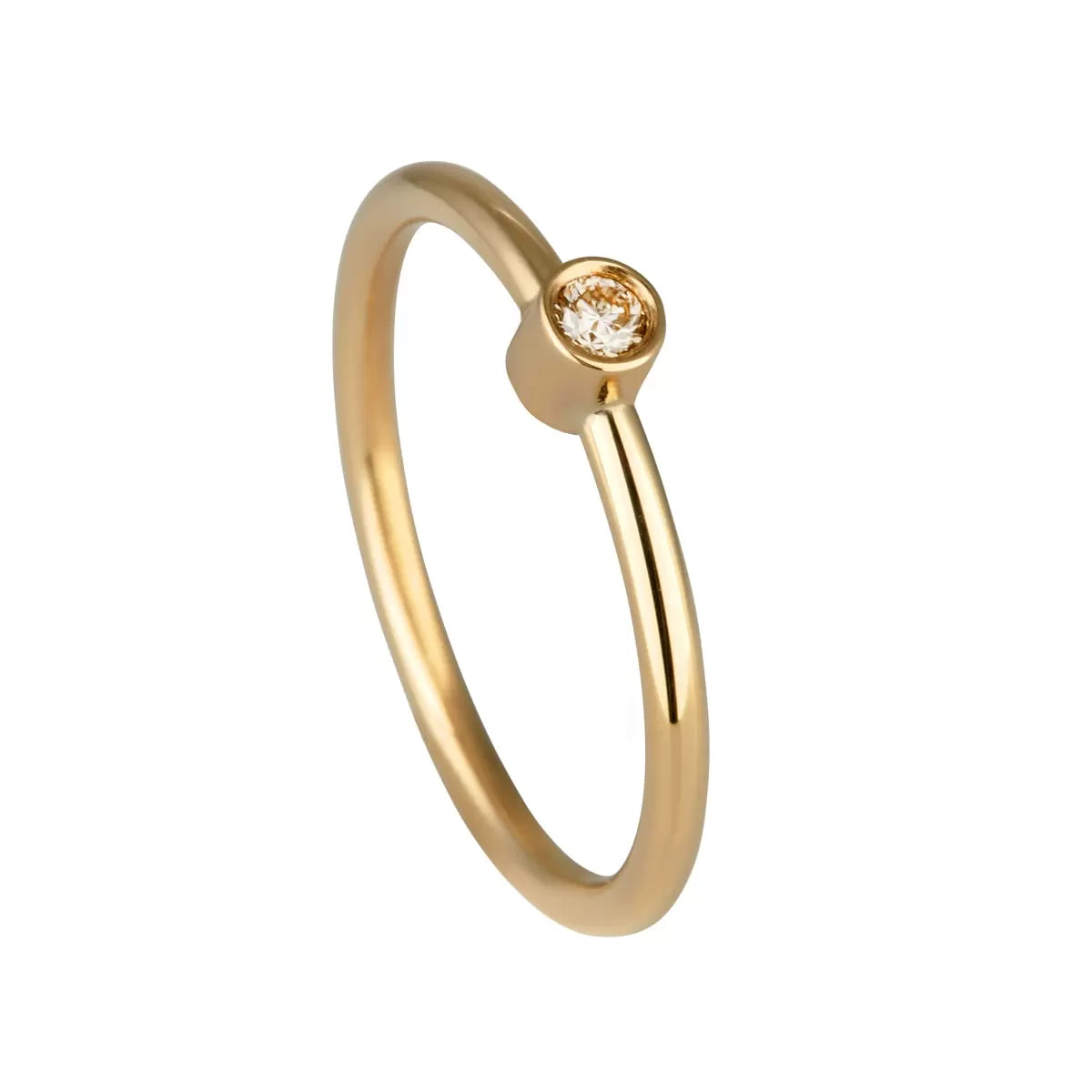 Siblings, ring 14K med brill – fra Dirks Jewellery | Dirks Jewellery