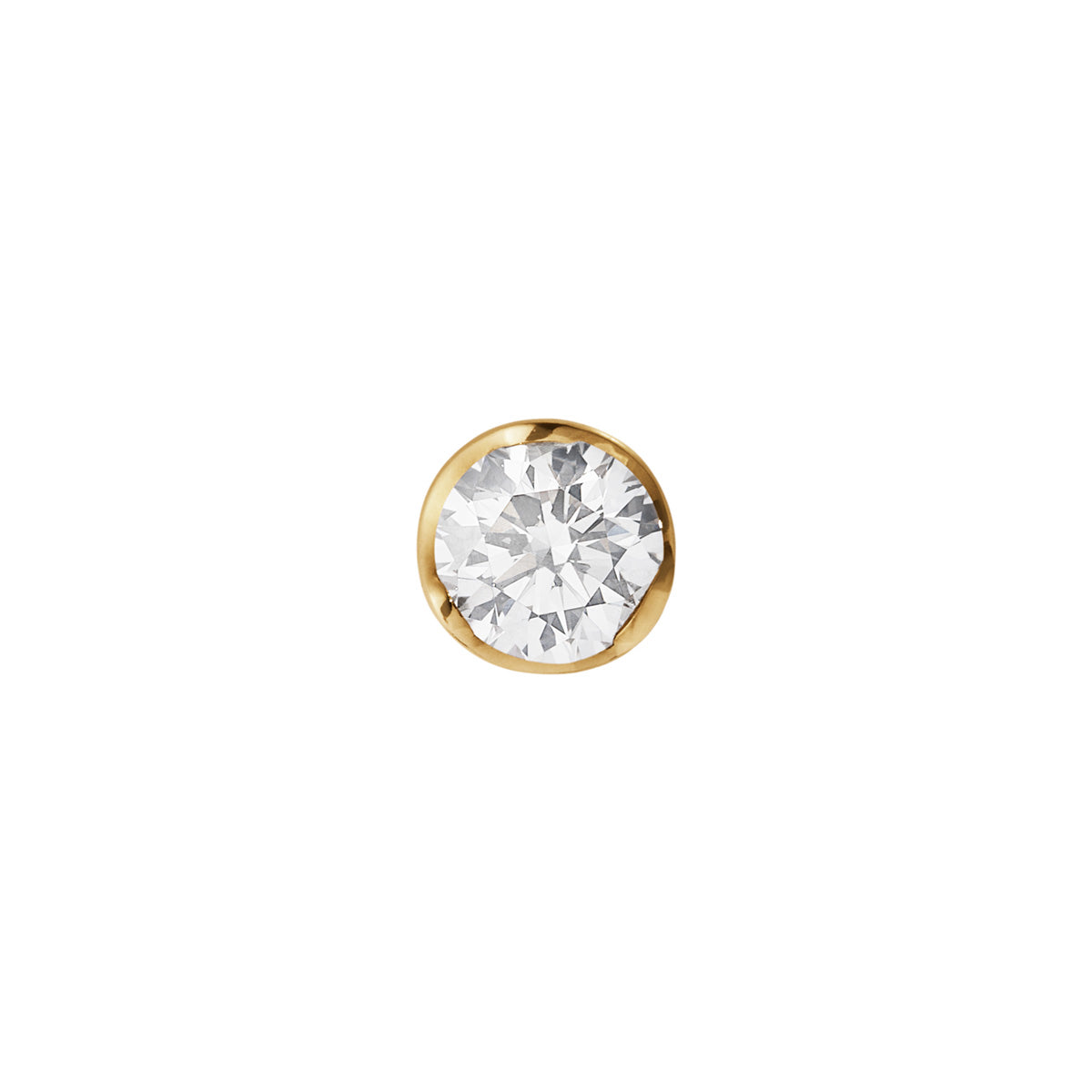 Signature Solitaire Earstud18k guld. – fra Georg Jensen | Dirks Jewellery