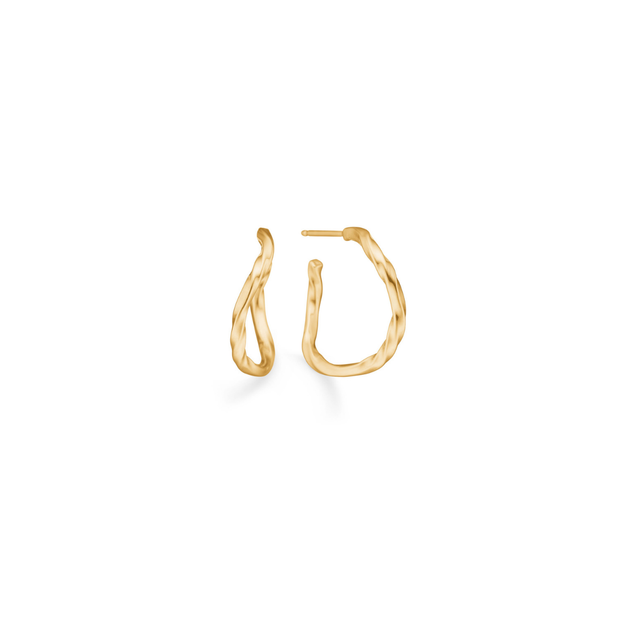 Sigrun hoops 14K guld