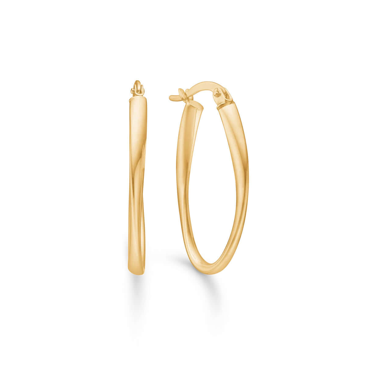 Silvia Creoler 8k guld. – Ægte håndværk fra Dirks Jewellery