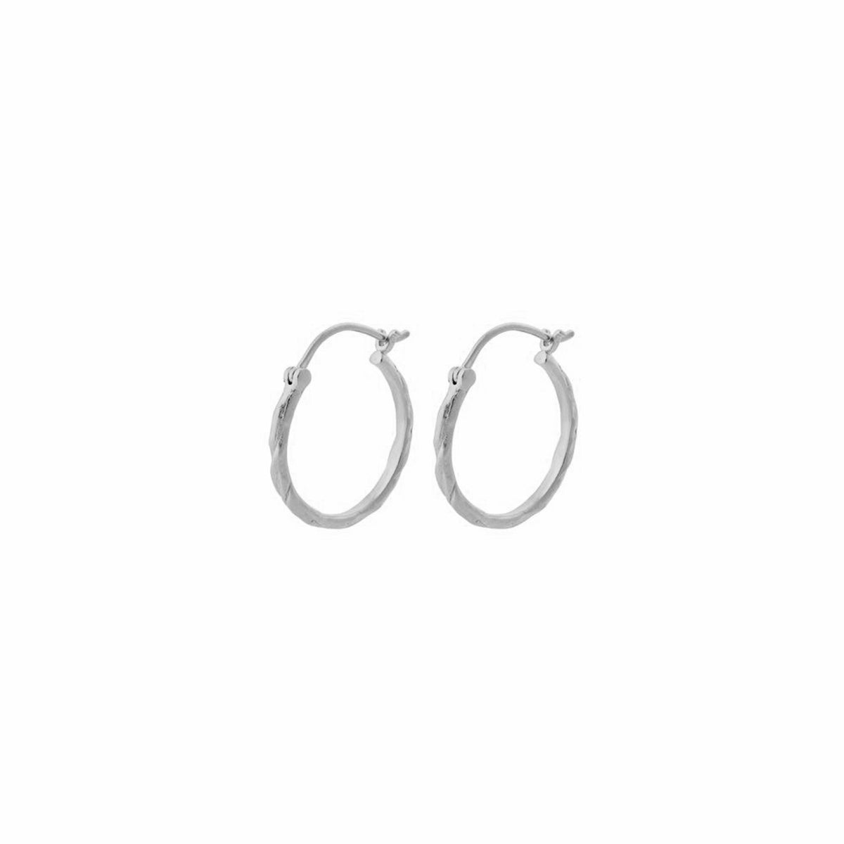Ice small creol – Hoop Earrings fra Pernille Corydon | Dirks Jewellery