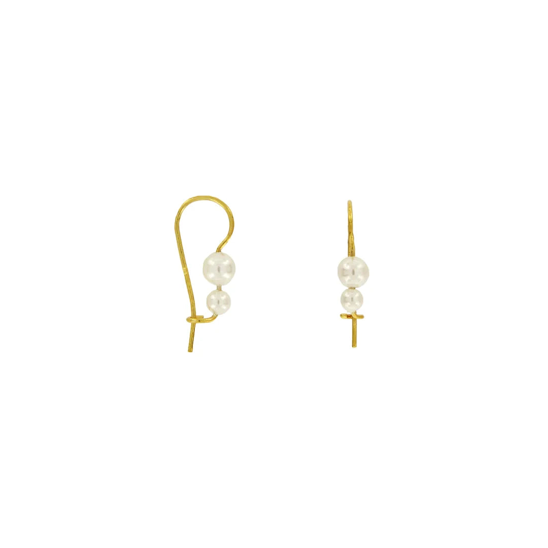 Small Zhuji øreringe, forgyldt – fra Mesh | Dirks Jewellery