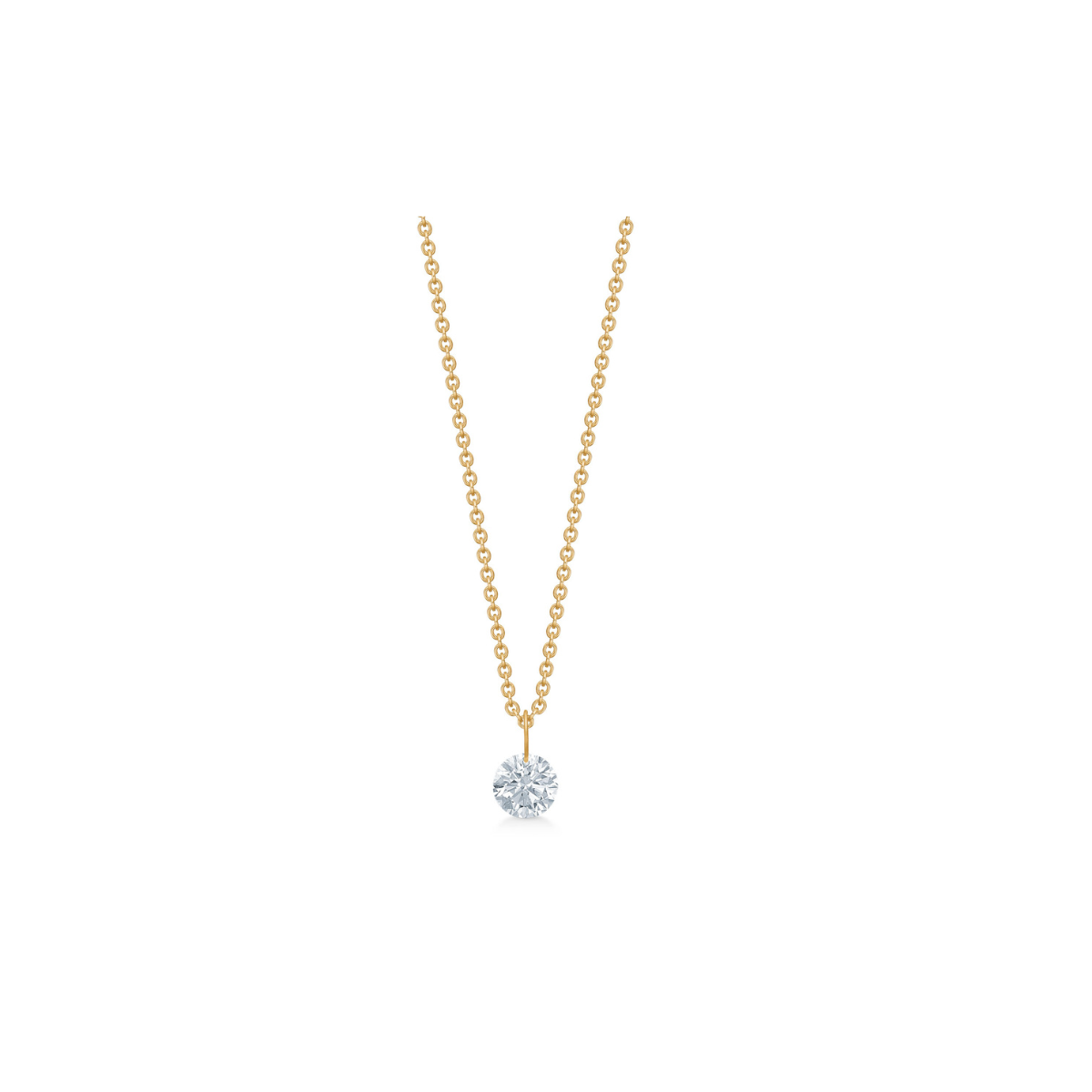 Sparkle Round 0.50ct Vedhæng 9K Guld