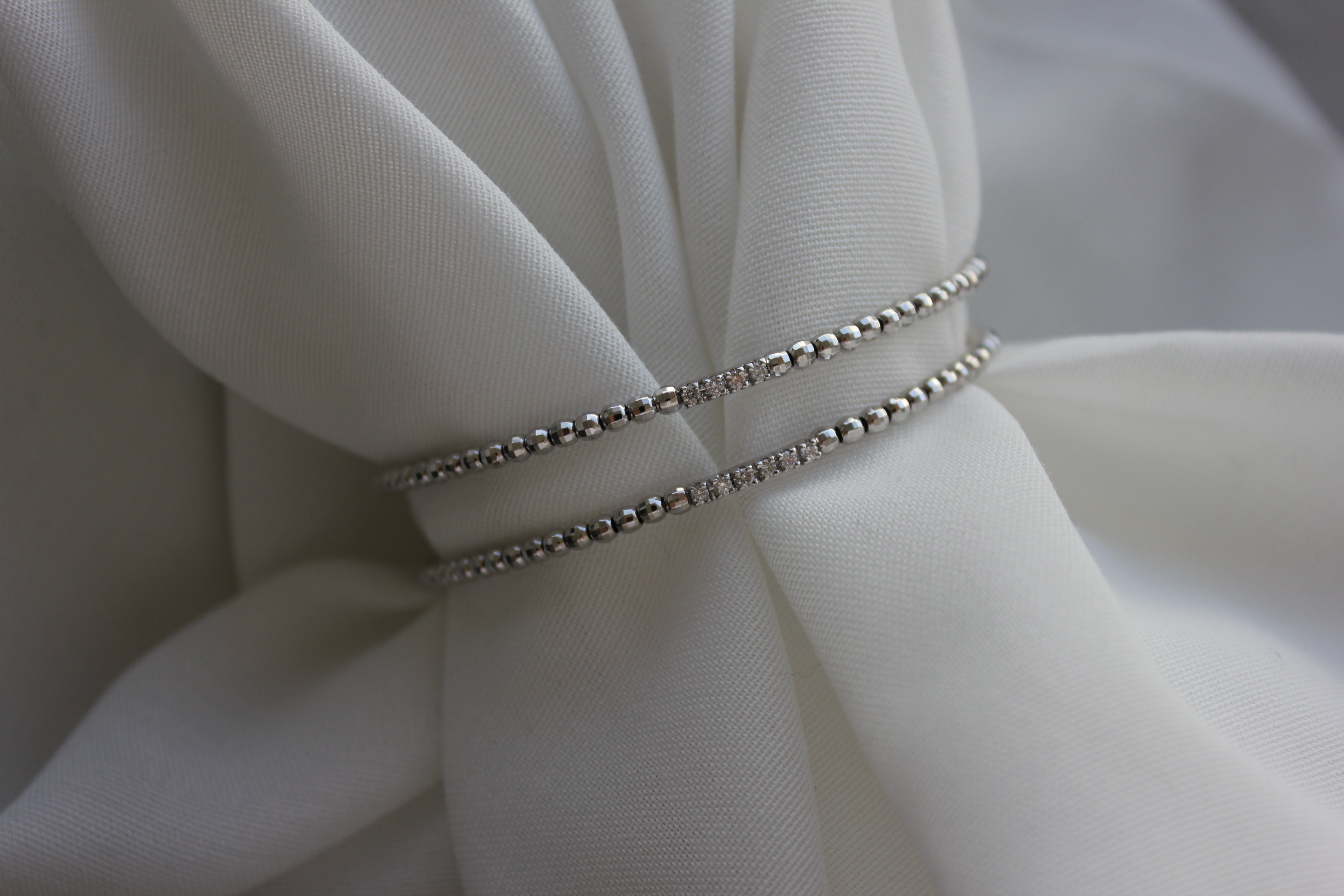 Spiral, 18K hvidguld armlænke – fra Dirks Jewellery | Dirks Jewellery