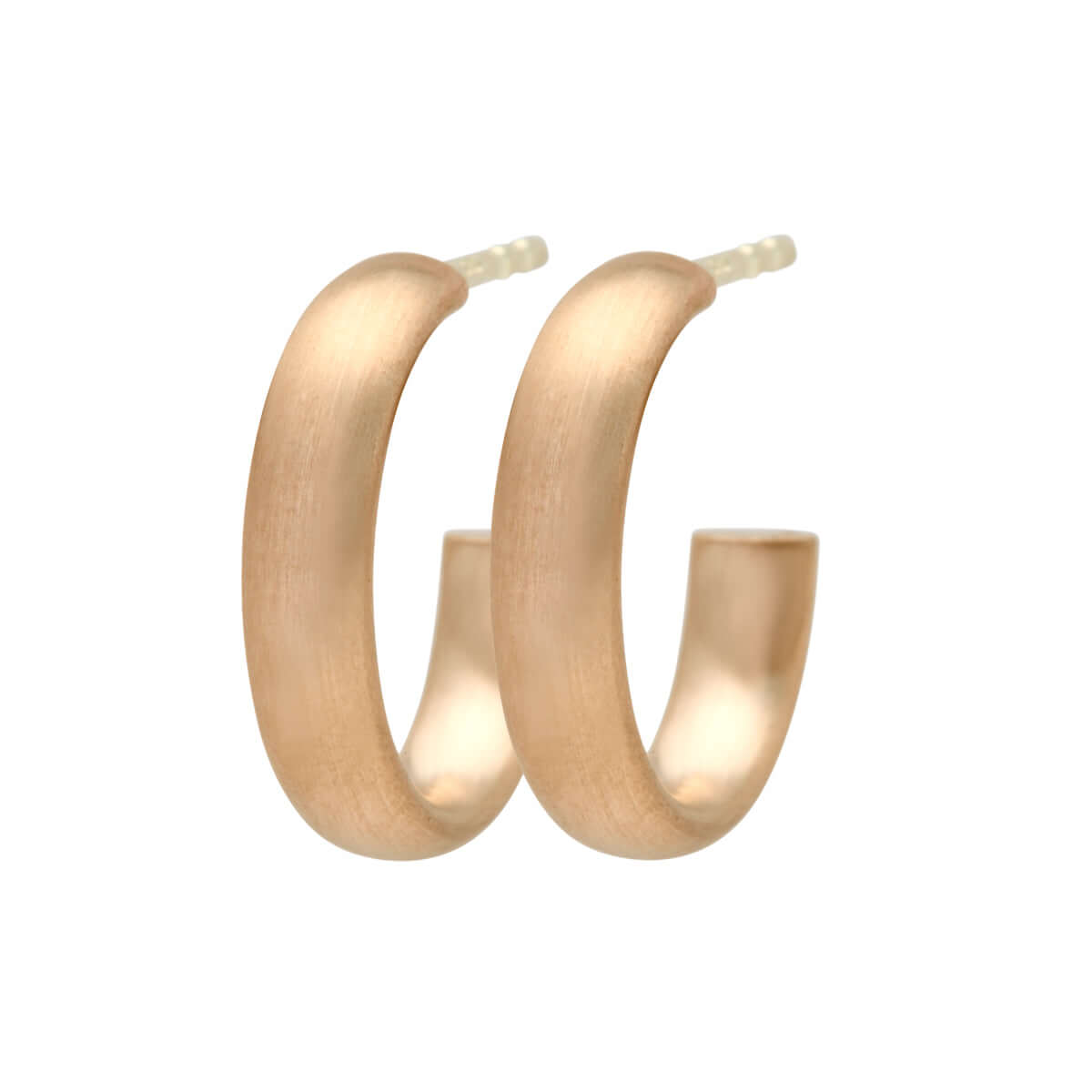 Stardust XL, 14K guld halvcreol – Ægte håndværk fra Dirks Jewellery