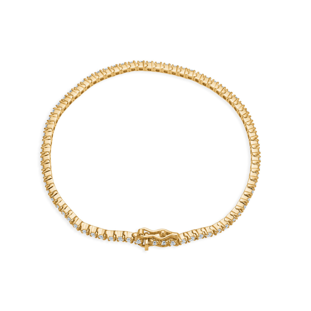 Tennisarmbånd 14K Guld 2.14ct