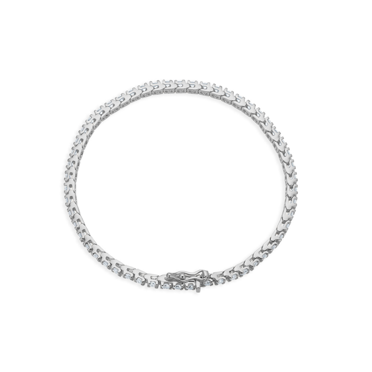 Tennisarmbånd 14K Hvidguld 3.0ct