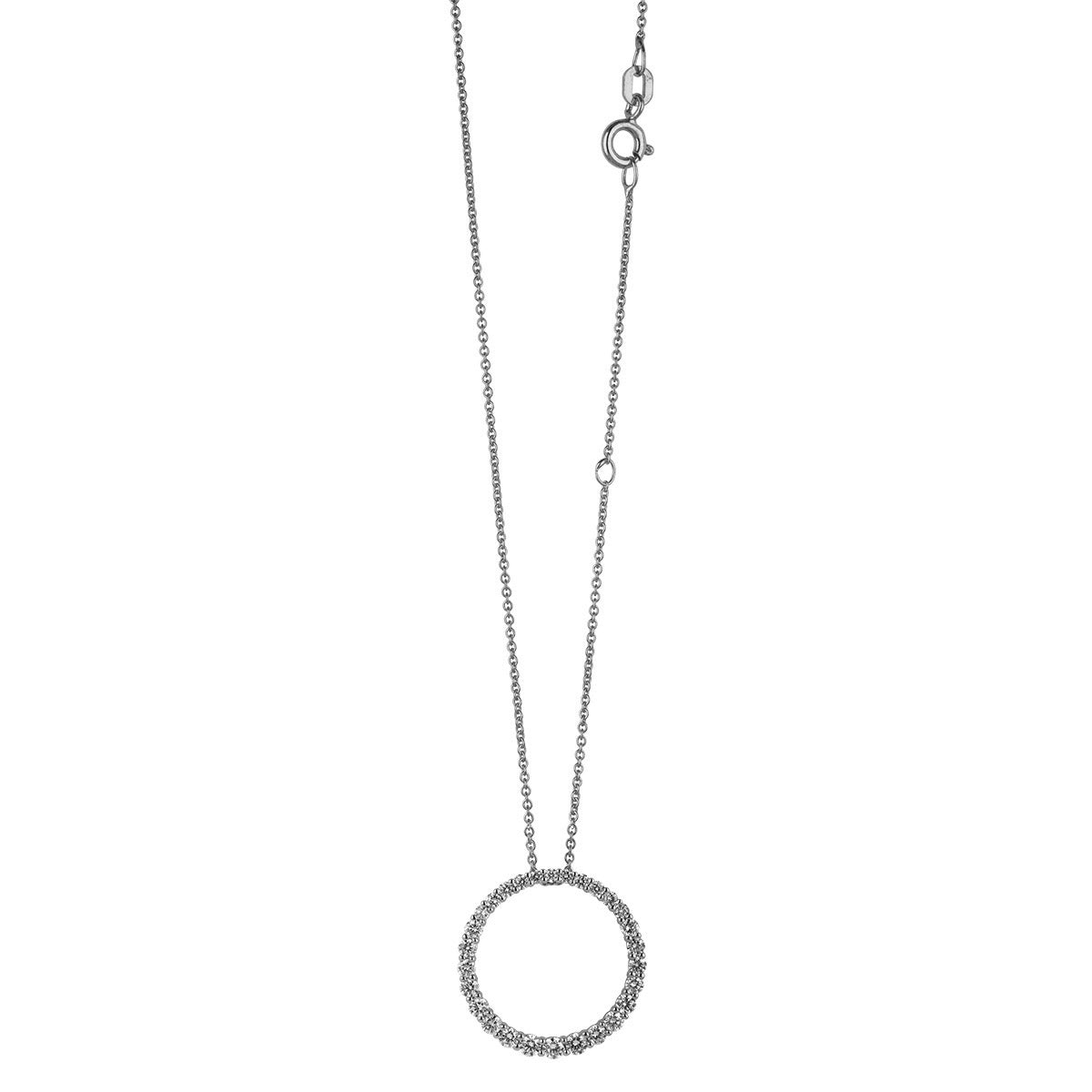 Universe, large vedhæng 14K hvidguld m. rhod. kæde – fra Dirks Jewellery | Dirks Jewellery