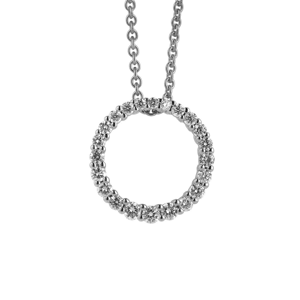 Universe, small vedhæng 14K hvidguld m. sølvkæde – fra Dirks Jewellery | Dirks Jewellery