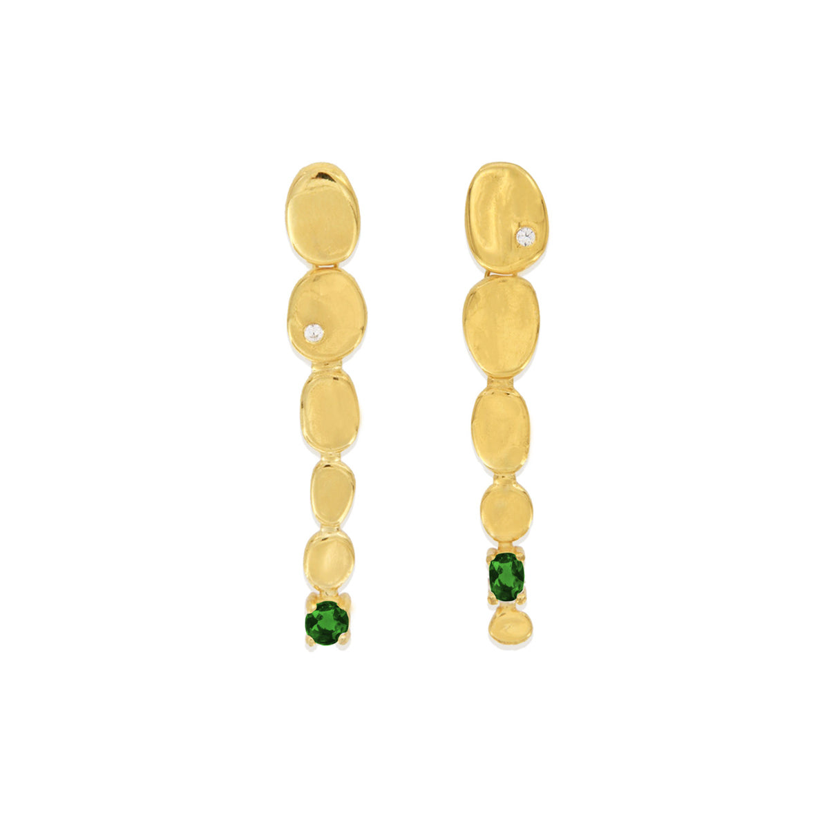 Willow øreringe, forgyldt – Hoop Earrings fra Mesh | Dirks Jewellery