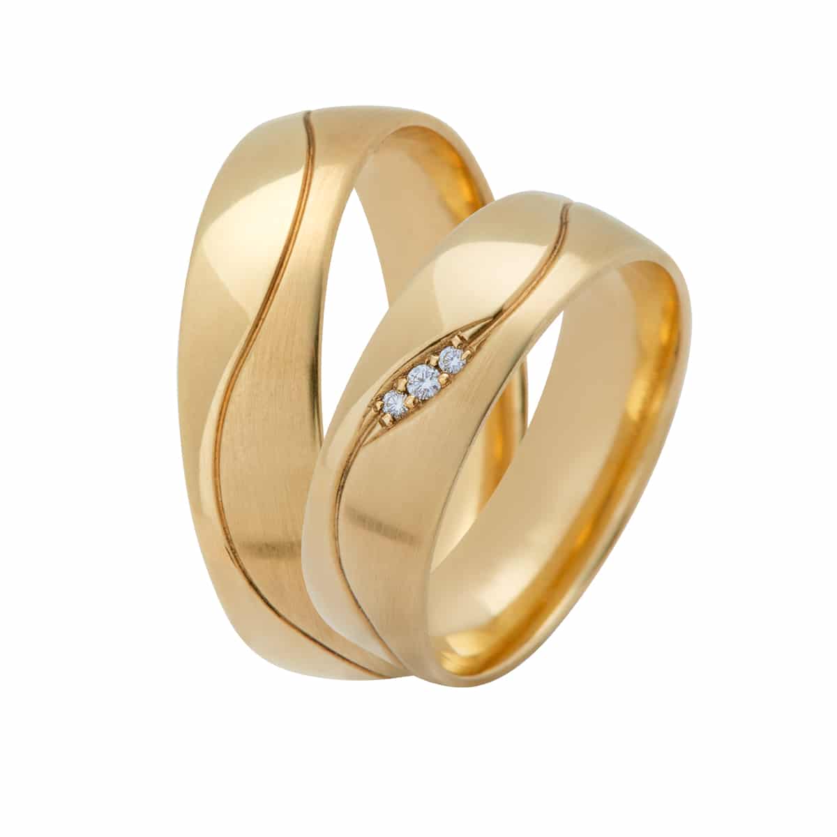 Ying-Yang, 14K YG herrering – Wedding & Engagement Rings fra Dirks Jewellery | Dirks Jewellery