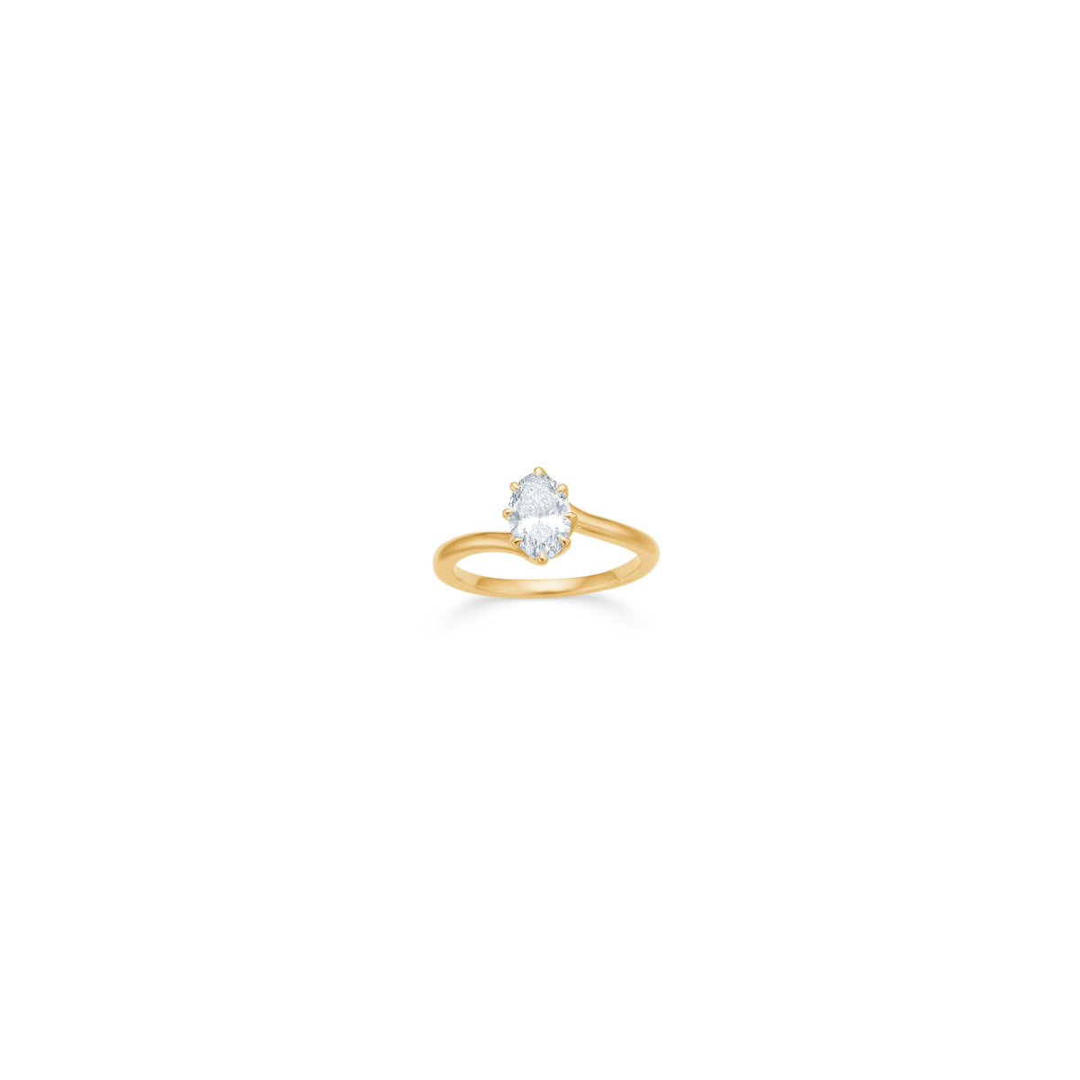 Agnes Ring 14K guld 1.0ct