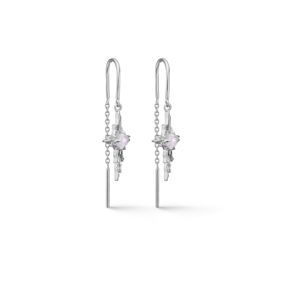 Arctic Ørehængere Sølv Zirkoner