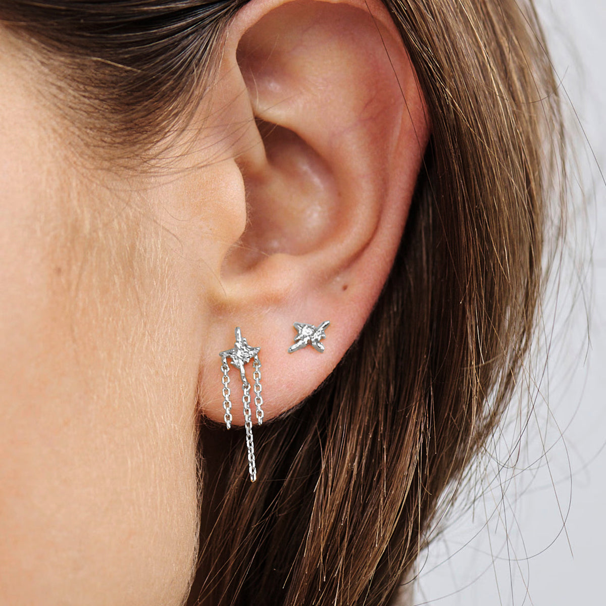 Arctic Øreringe Sølv