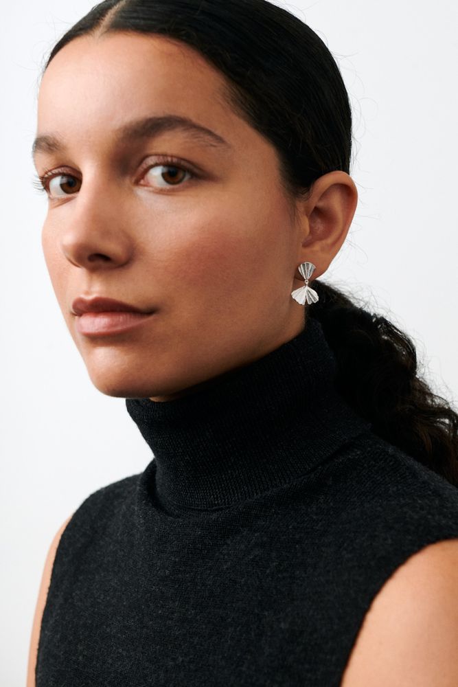 Autumn Leaf Earrings Forgyldt Sølv – fra Pernille Corydon | Dirks Jewellery