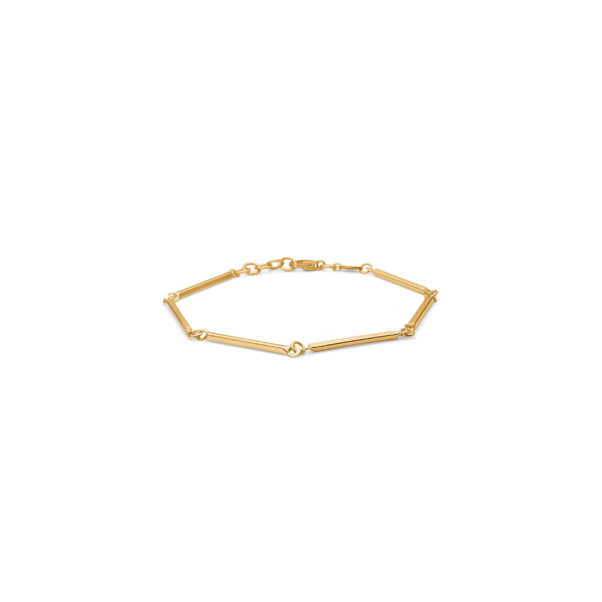 Bamboo armlænke 14k guld