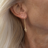 Blomster, 14K guld ørehængere – fra Dirks Jewellery | Dirks Jewellery