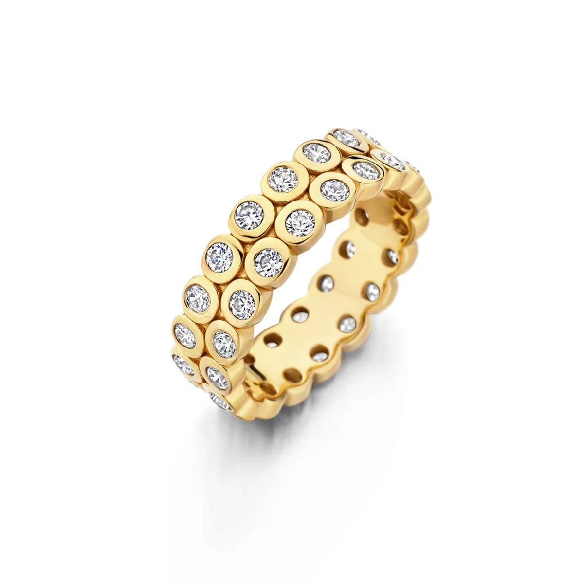 Day Dreamer Ring Forgyldt Sølv Zirkonia