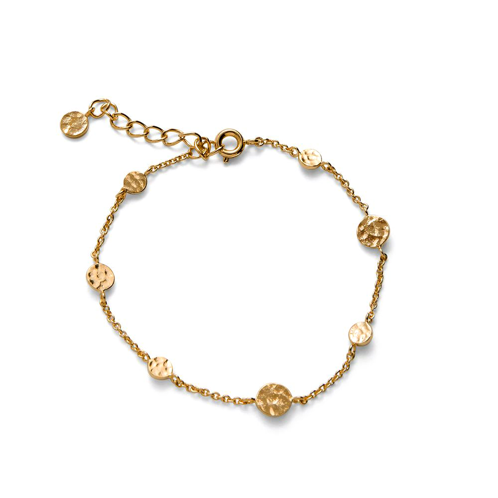 Dot Bracelet Sølvforgyldt Messing