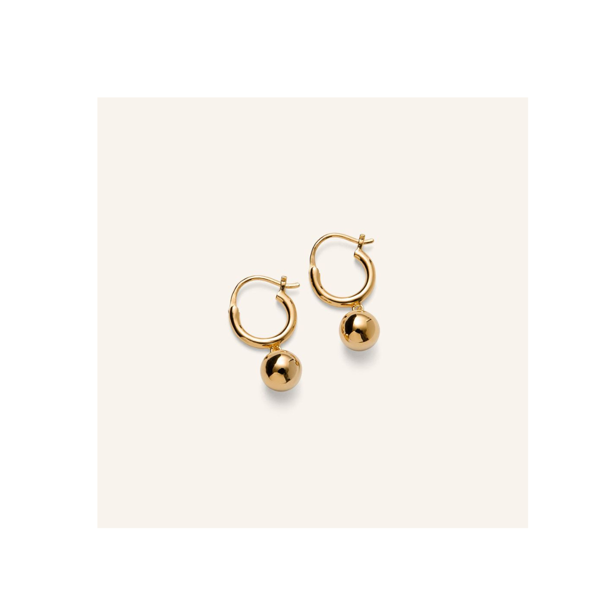 Elements Earrings Forgyldt Messing