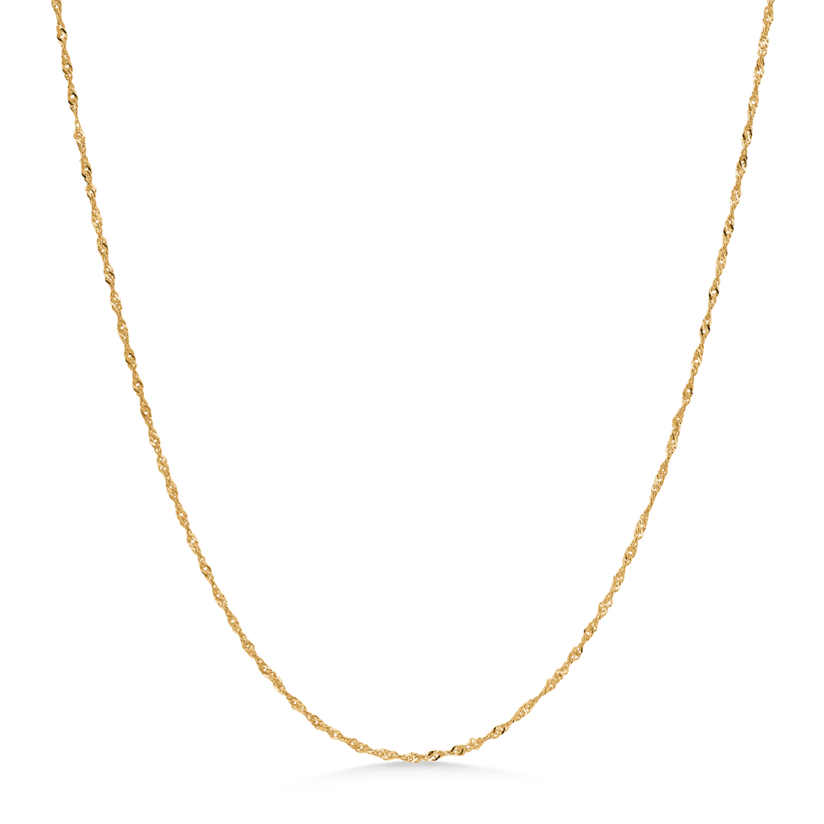 Flow Halskæde Forgyldt Sølv