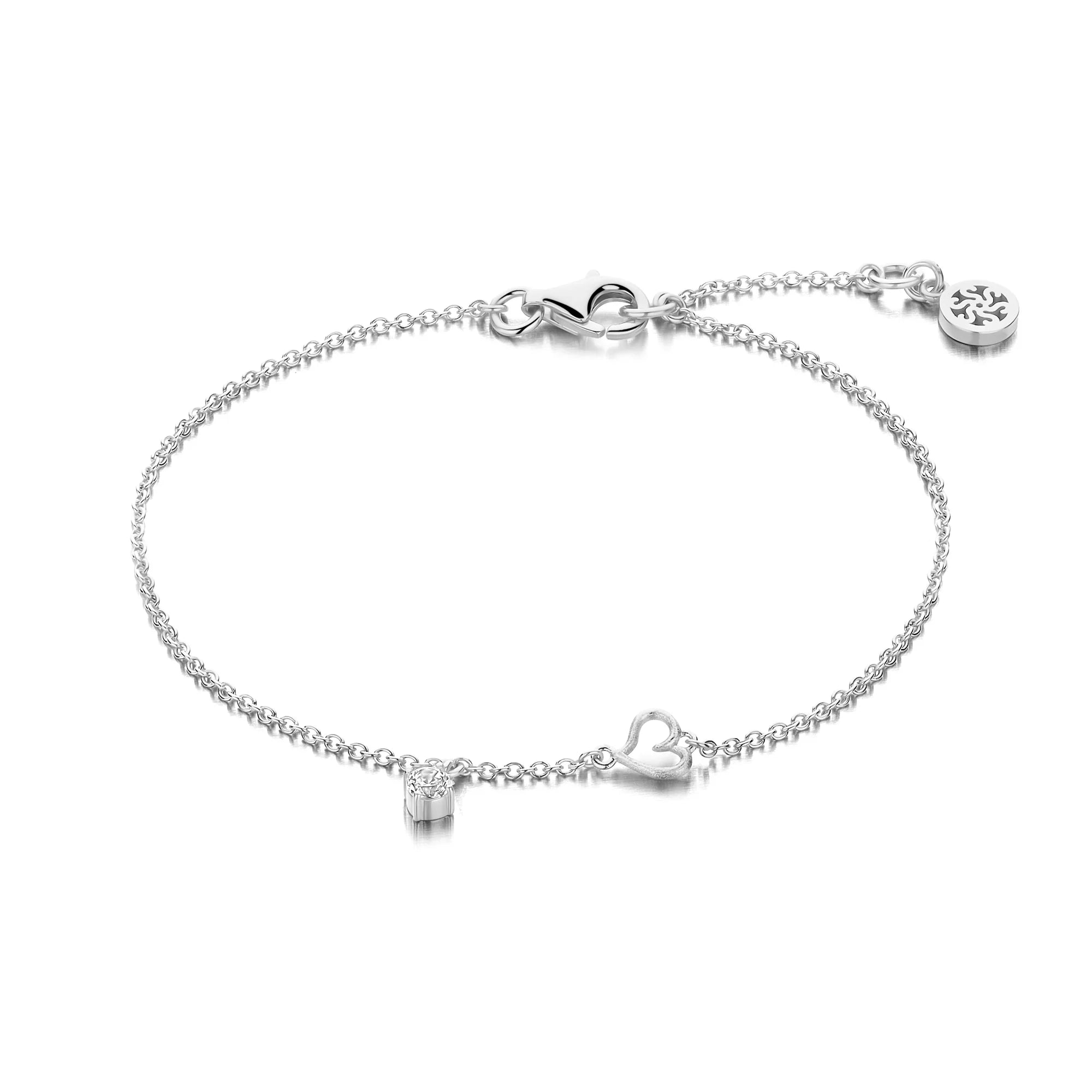 Frida Armlænke Sølv Zirkonia