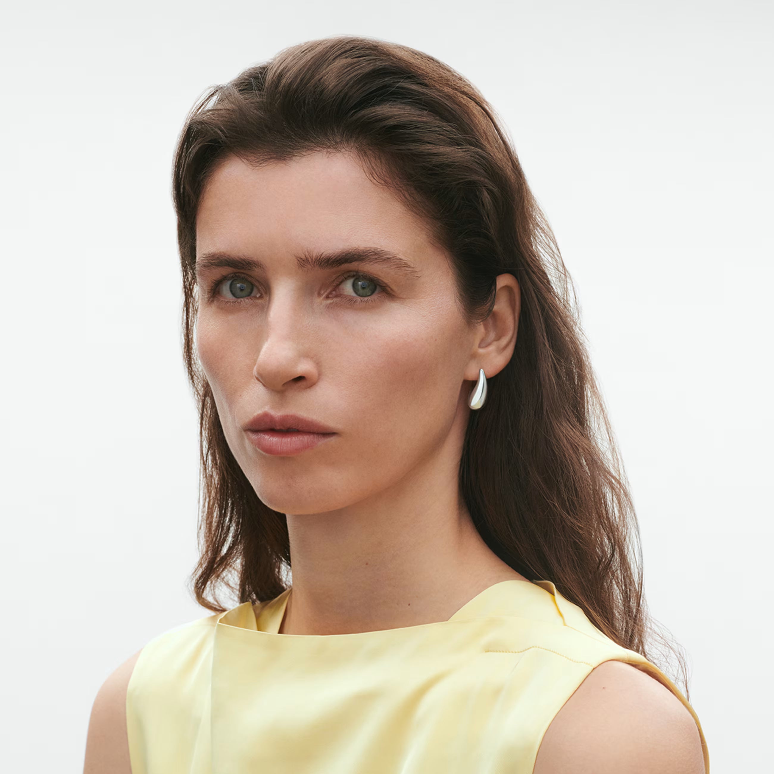 Reflect Small Earring, sølv – fra Georg Jensen | Dirks Jewellery