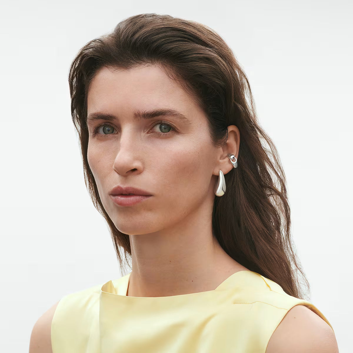 Refelct Big Earring, sølv – fra Georg Jensen | Dirks Jewellery