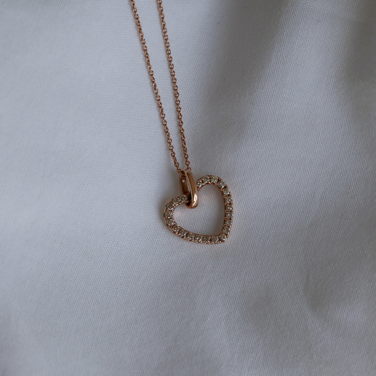 Hjerte, 14k rosa guld vedh. – fra Dirks Jewellery | Dirks Jewellery