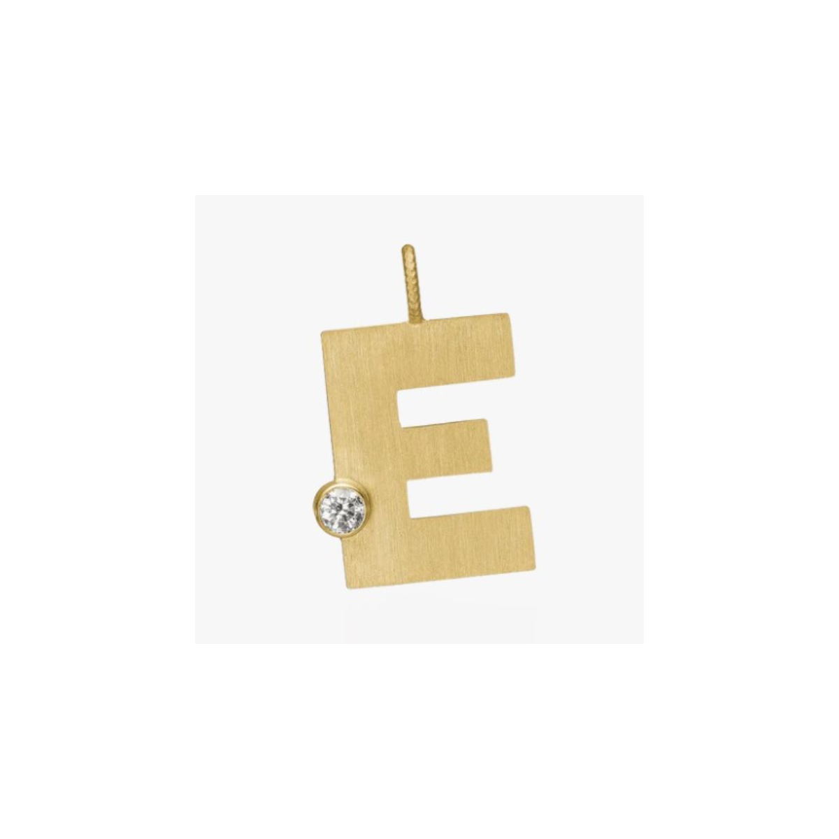 Letter Diamond vedhæng 18K guld
