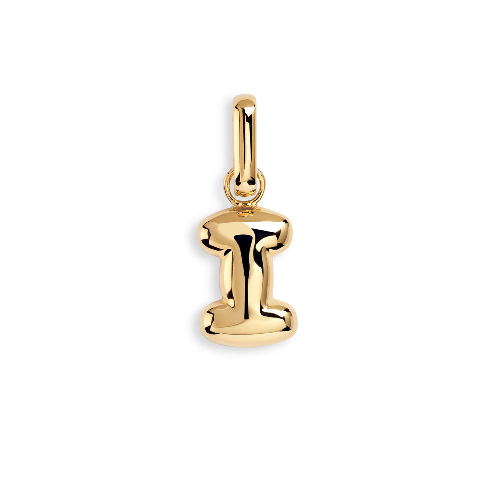 Puffer Letter H - forg. sølv – variation fra Camille Brinch | Dirks Jewellery