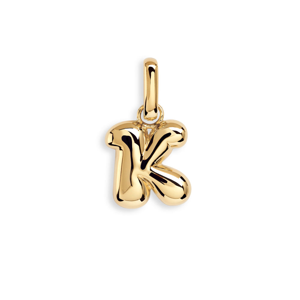 Puffer Letter H - forg. sølv – variation fra Camille Brinch | Dirks Jewellery