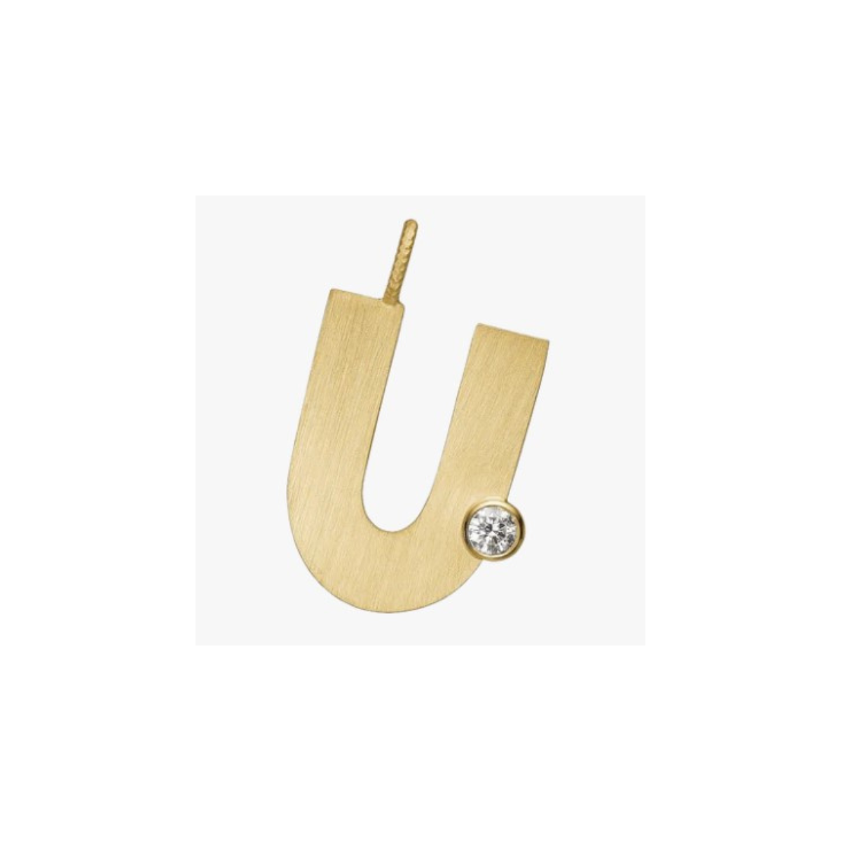 Letter Diamond vedhæng 18K guld