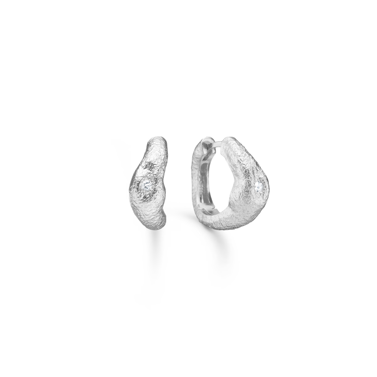 Lumi Creoler Sølv Zirkoner