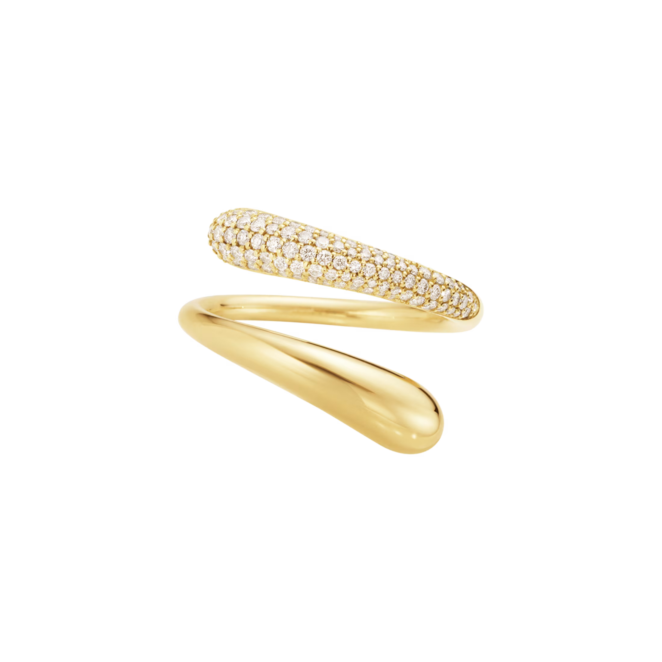 Mercy Twist Ring 18K Guld Brillanter