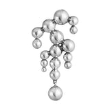 Grape Large Chandelier Earring Sølv Right – fra Georg Jensen | Dirks Jewellery