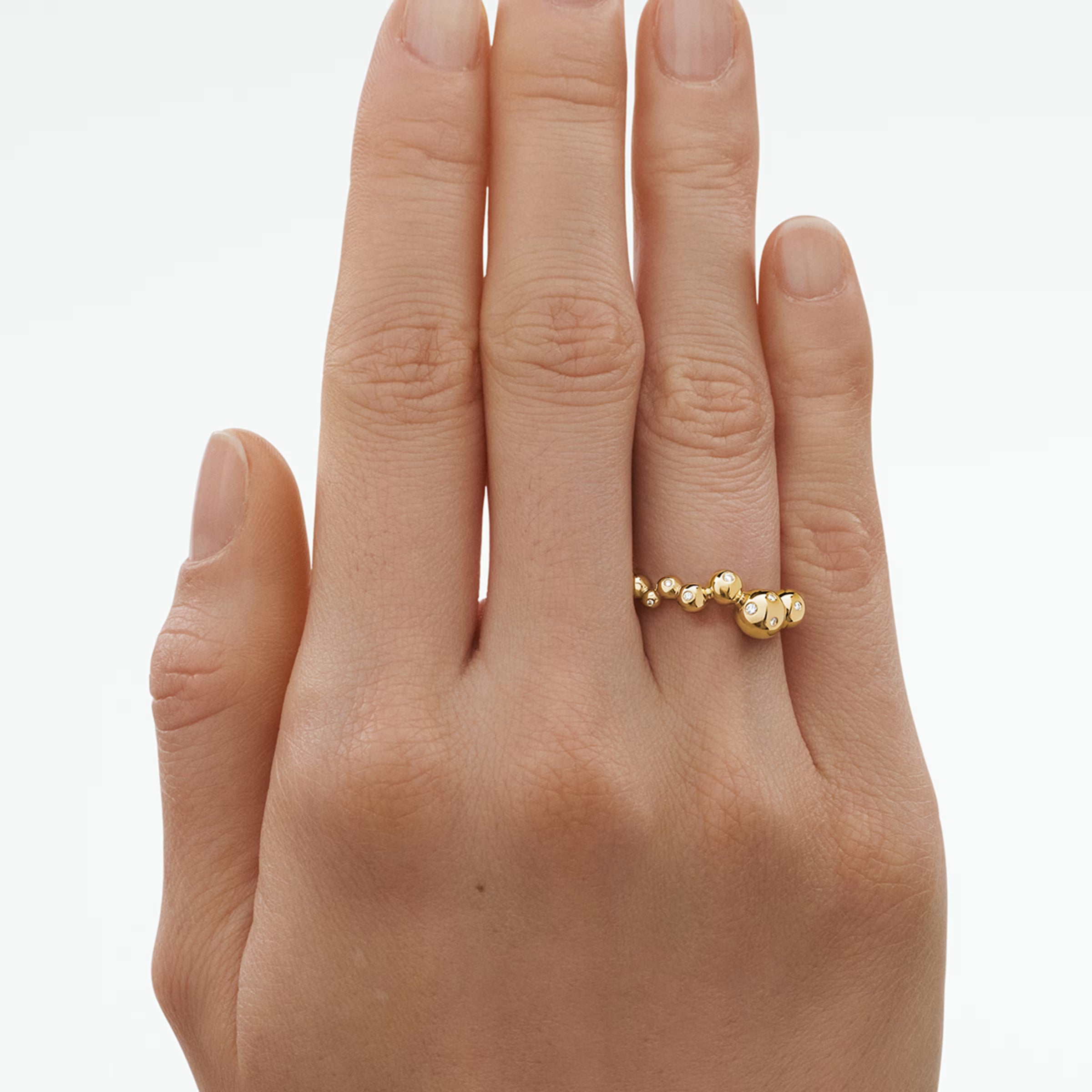 Moonlight Grapes Ring 18K Guld