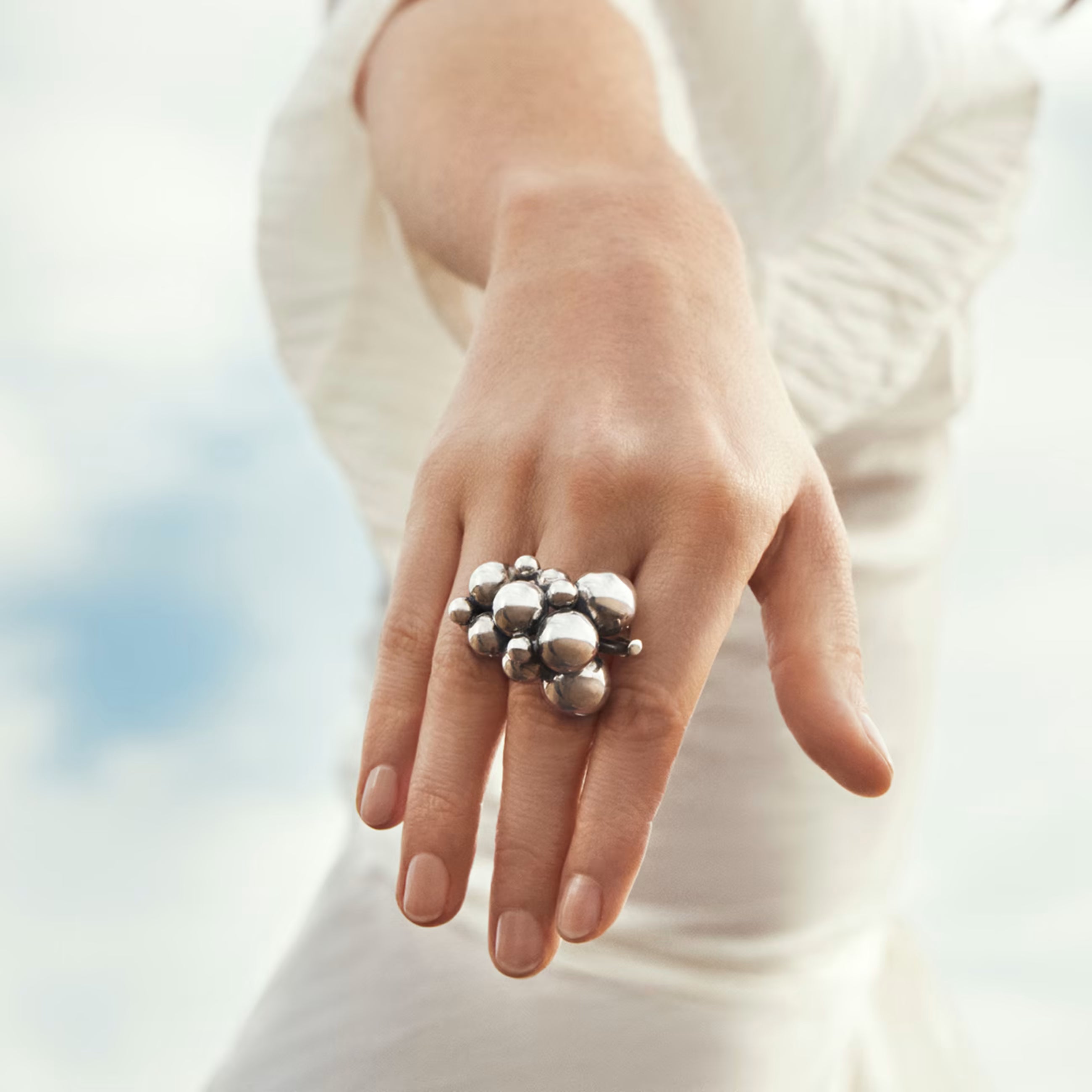 Moonlight grapes stor ring – fra Georg Jensen | Dirks Jewellery