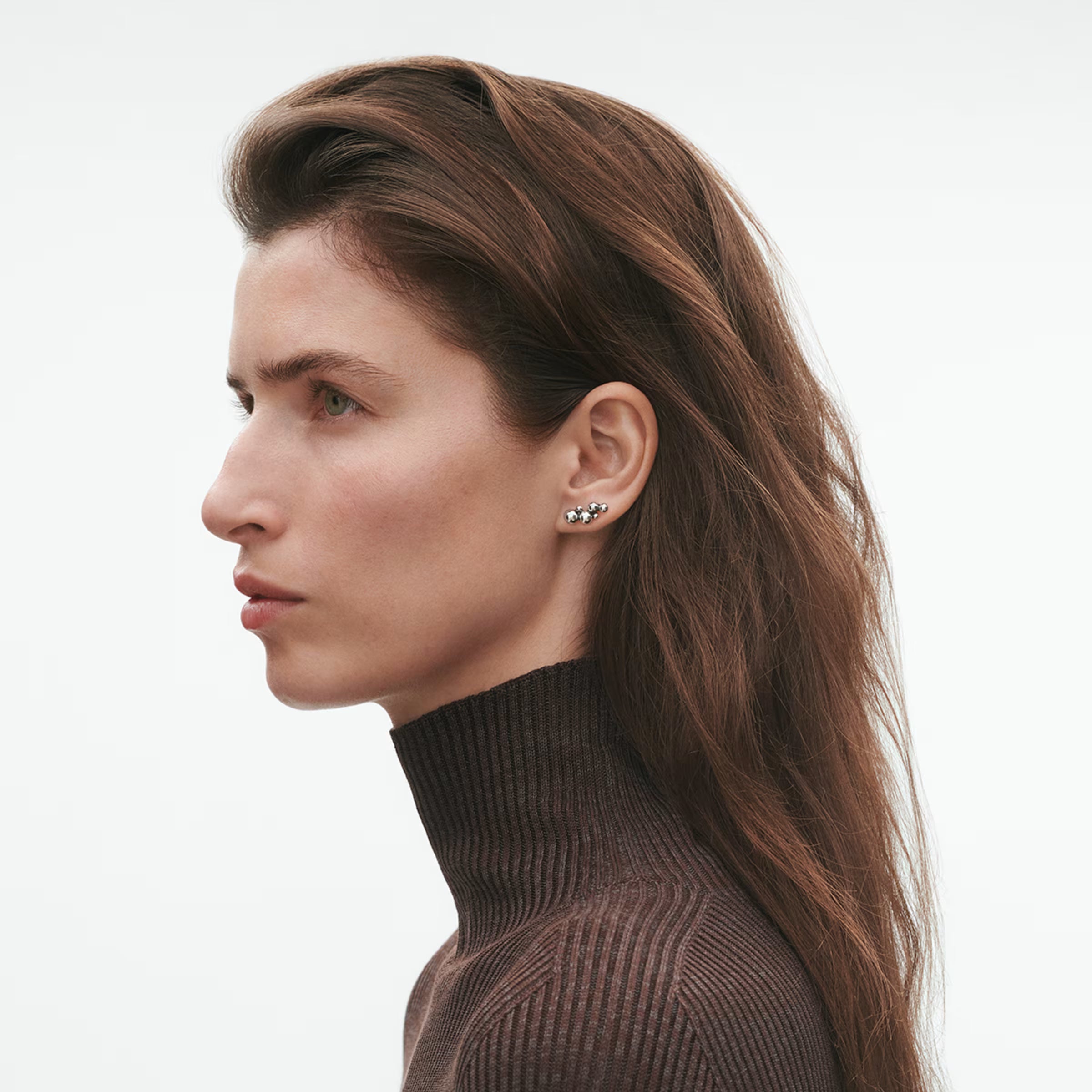 Grape, short earcuff, sølv – fra Georg Jensen | Dirks Jewellery