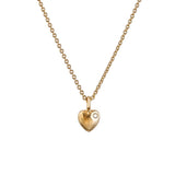 My Heart 14K Guld 6x6 mm. – Ægte håndværk fra Dirks Jewellery